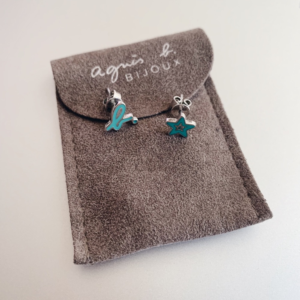 Agnes B. Stud Earrings (turquoise)